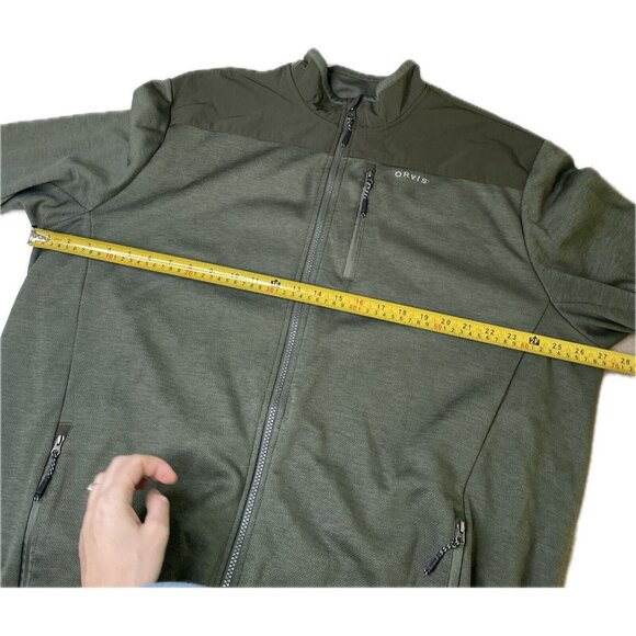 Orvis Men's Bonded Mesh Full-Zip Jacket (Thyme Green XXL - Picture 5 of 8